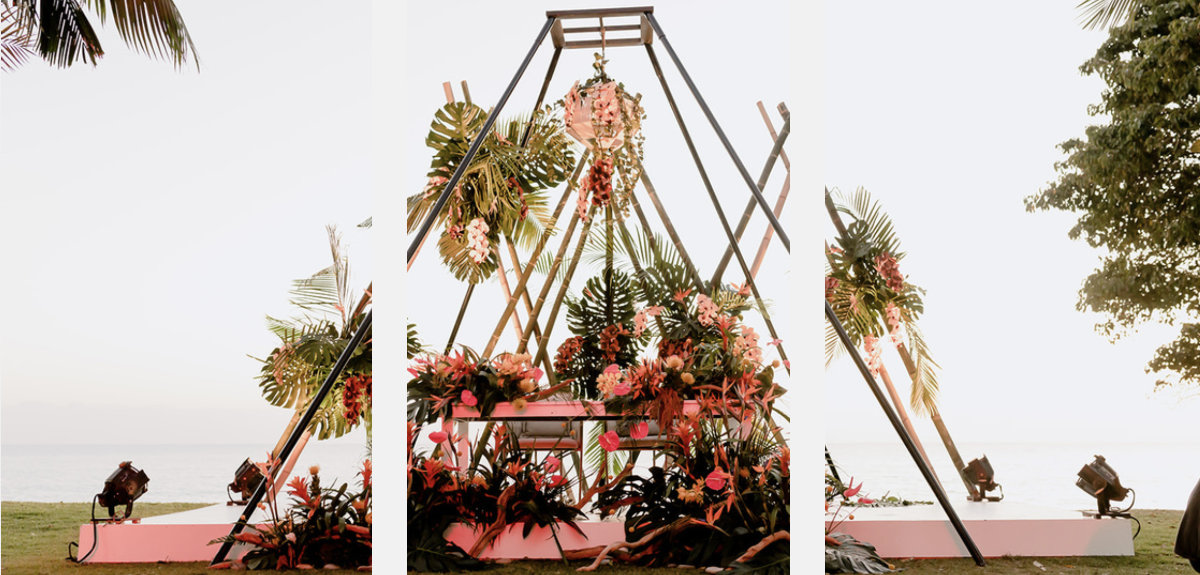 Renta de mobiliario para eventos en Guadalajara como pergolas sombrillas